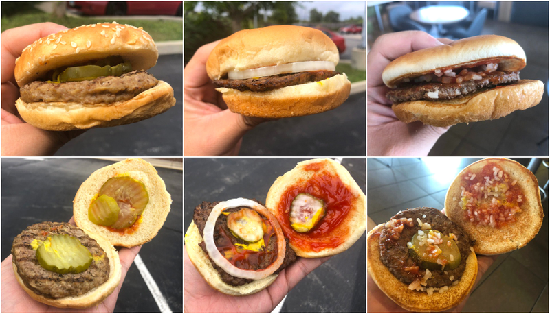 (From left) Burger King, Wendy’s, McDonald’s